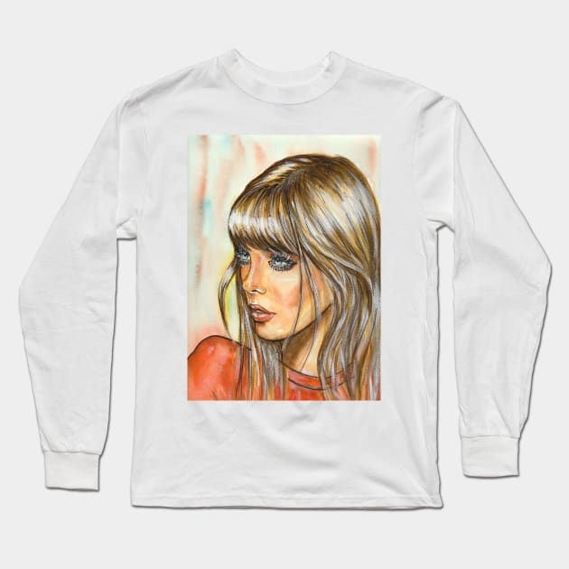 Jane Birkin Long Sleeve T-Shirt by Svetlana Pelin